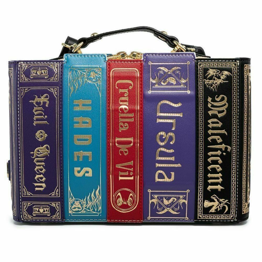 Loungefly X Disney Stitch Shops Villains Books Crossbody Bag Brand New